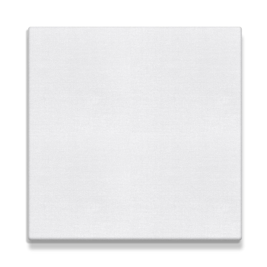 Triple-Primed Cotton Canvas – 12"x12” Ready-to-Paint Surface for Acrylic, Oil, and More, 12-Pack