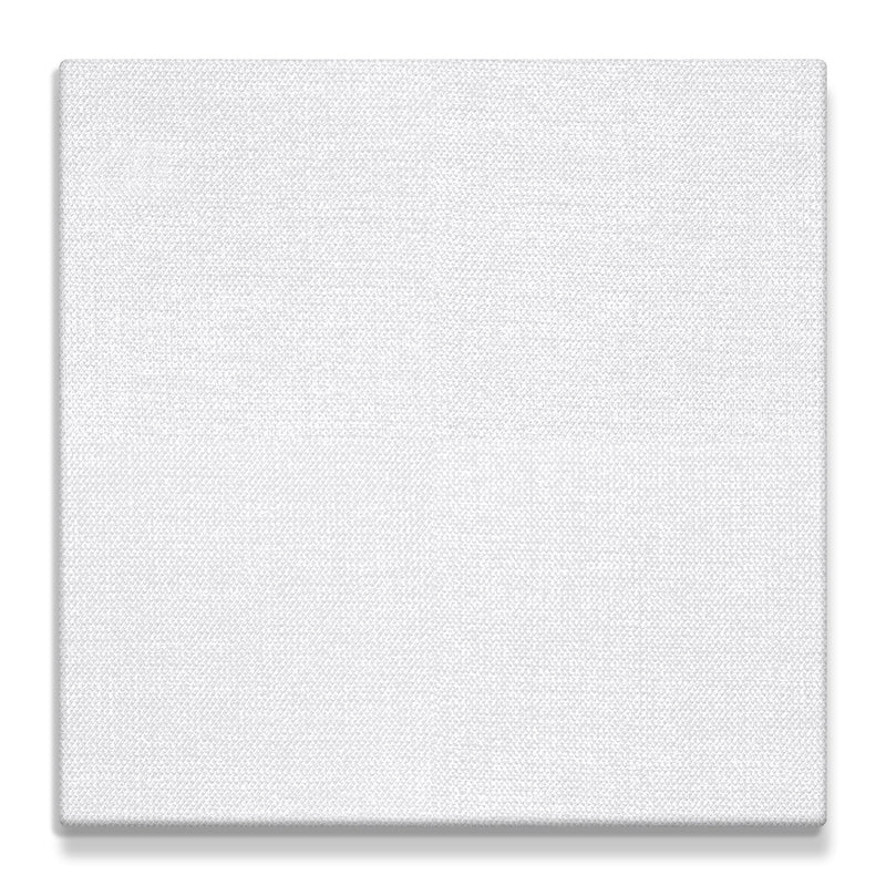 Triple-Primed Cotton Canvas – 4"x4” Ready-to-Paint Surface for Acrylic, Oil, and More, 12-Pack