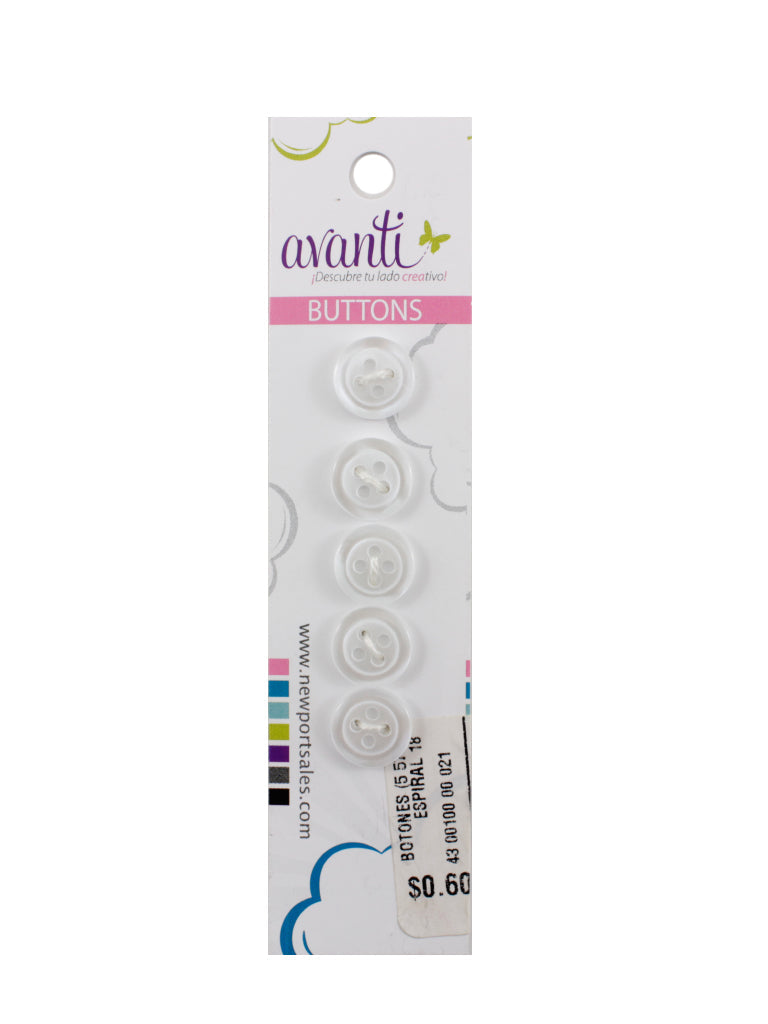 Sewing Buttons – 18L (10.5mm / 0.41 inches) with 4 Holes – Perfect for Jackets, Cardigans, Blouses & Accessories