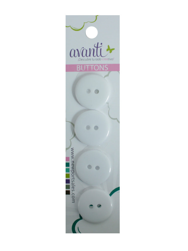 Sewing Buttons – 29L (18.0mm / 0.71 inches) with 2 Holes – Perfect for Dresses, Jackets & Fashion Handbags, 12-Pack
