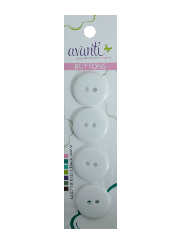 Sewing Buttons – 29L (18.0mm / 0.71 inches) with 2 Holes – Perfect for Dresses, Jackets & Fashion Handbags, 12-Pack