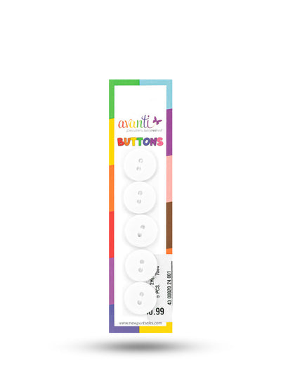Sewing Buttons – 23L (13.0mm / 0.51 inches) with 2 Holes – Perfect for Heavy Coats, Tailored Jackets & Handbags,12-Pack
