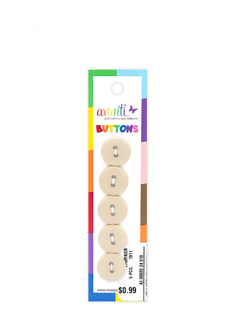 Sewing Buttons – 23L (13.0mm / 0.51 inches) with 2 Holes – Perfect for Heavy Coats, Tailored Jackets & Handbags,12-Pack