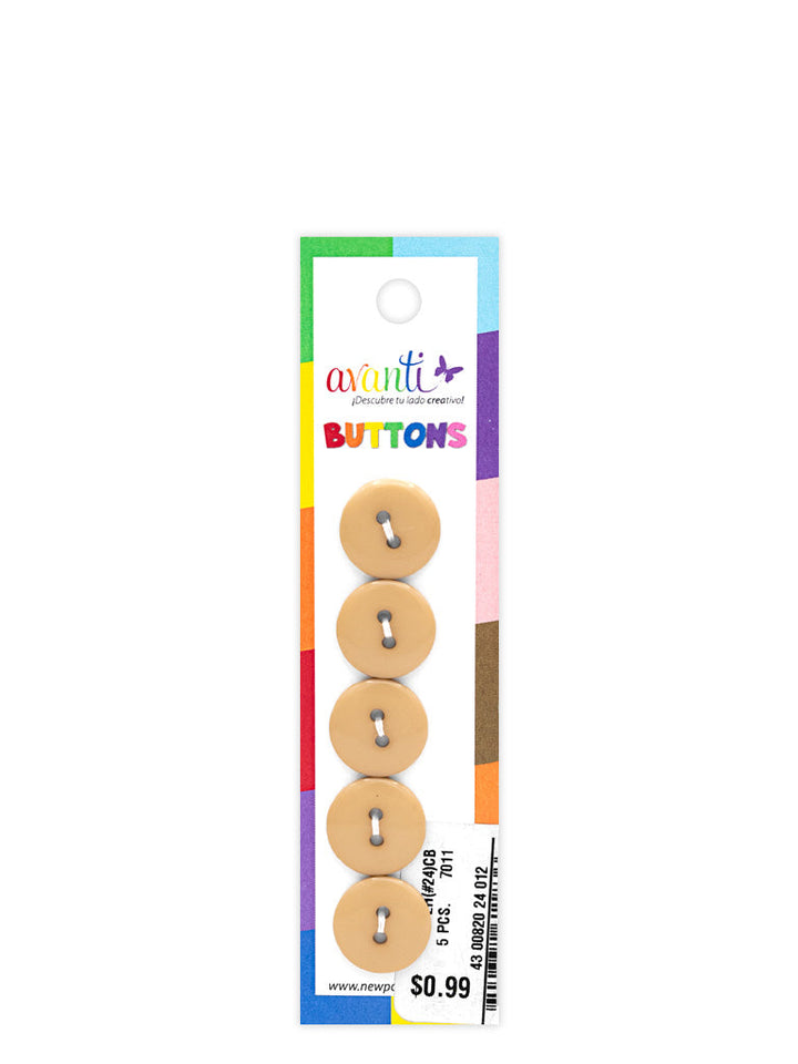 Sewing Buttons – 23L (13.0mm / 0.51 inches) with 2 Holes – Perfect for Heavy Coats, Tailored Jackets & Handbags