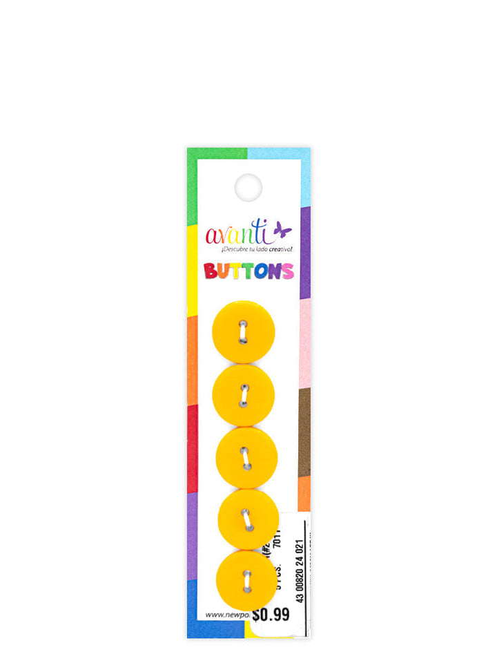 Sewing Buttons – 23L (13.0mm / 0.51 inches) with 2 Holes – Perfect for Heavy Coats, Tailored Jackets & Handbags,12-Pack