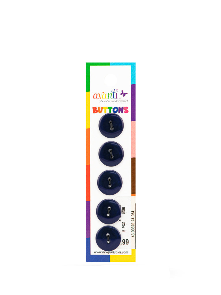 Sewing Buttons – 23L (13.0mm / 0.51 inches) with 2 Holes – Perfect for Heavy Coats, Tailored Jackets & Handbags,12-Pack