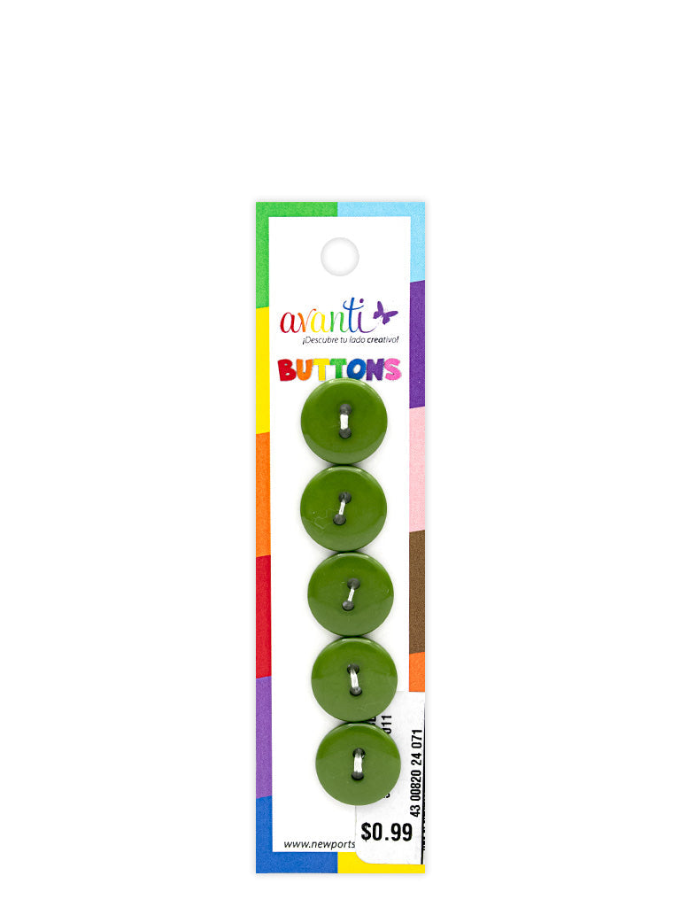 Sewing Buttons – 23L (13.0mm / 0.51 inches) with 2 Holes – Perfect for Heavy Coats, Tailored Jackets & Handbags,12-Pack