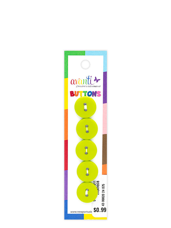 Sewing Buttons – 23L (13.0mm / 0.51 inches) with 2 Holes – Perfect for Heavy Coats, Tailored Jackets & Handbags