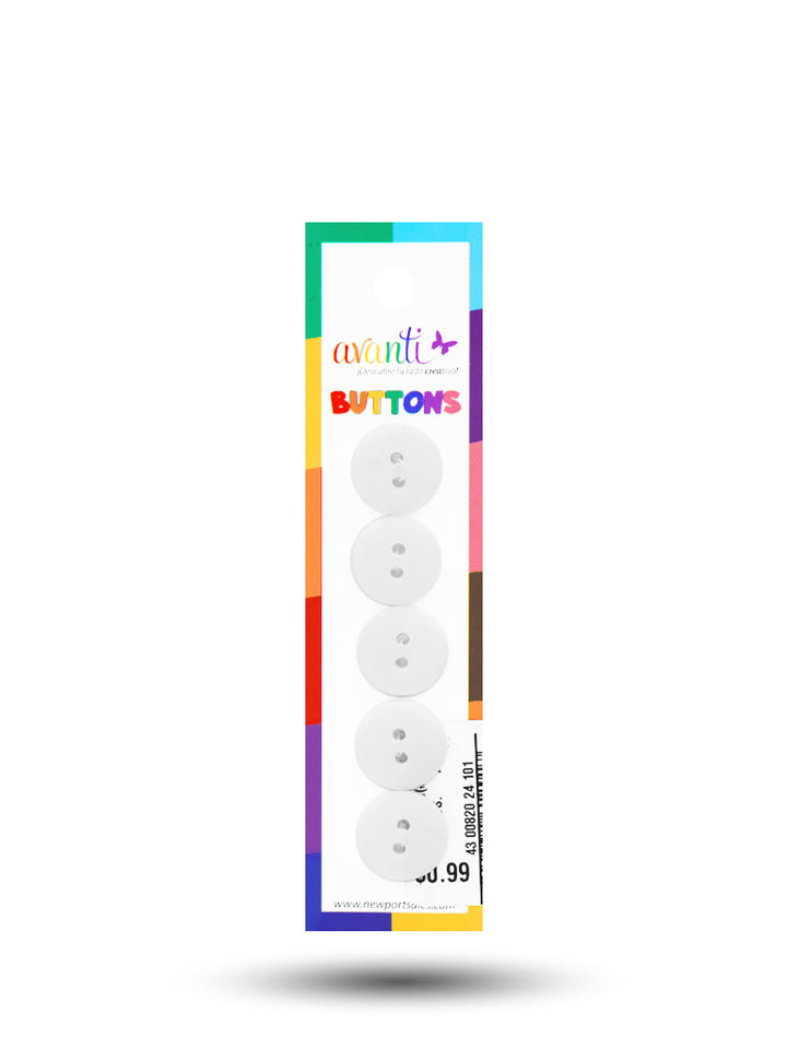 Sewing Buttons – 23L (13.0mm / 0.51 inches) with 2 Holes – Perfect for Heavy Coats, Tailored Jackets & Handbags