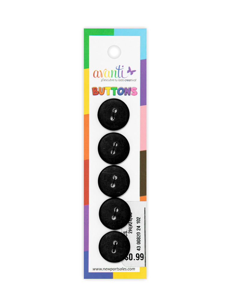 Sewing Buttons – 23L (13.0mm / 0.51 inches) with 2 Holes – Perfect for Heavy Coats, Tailored Jackets & Handbags