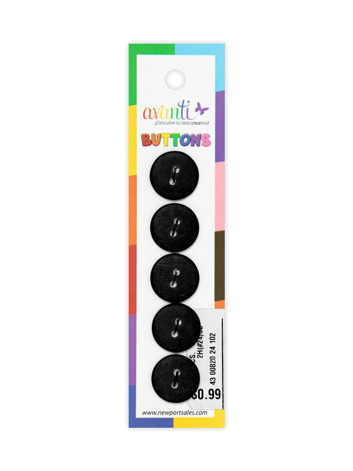 Sewing Buttons – 23L (13.0mm / 0.51 inches) with 2 Holes – Perfect for Heavy Coats, Tailored Jackets & Handbags,12-Pack