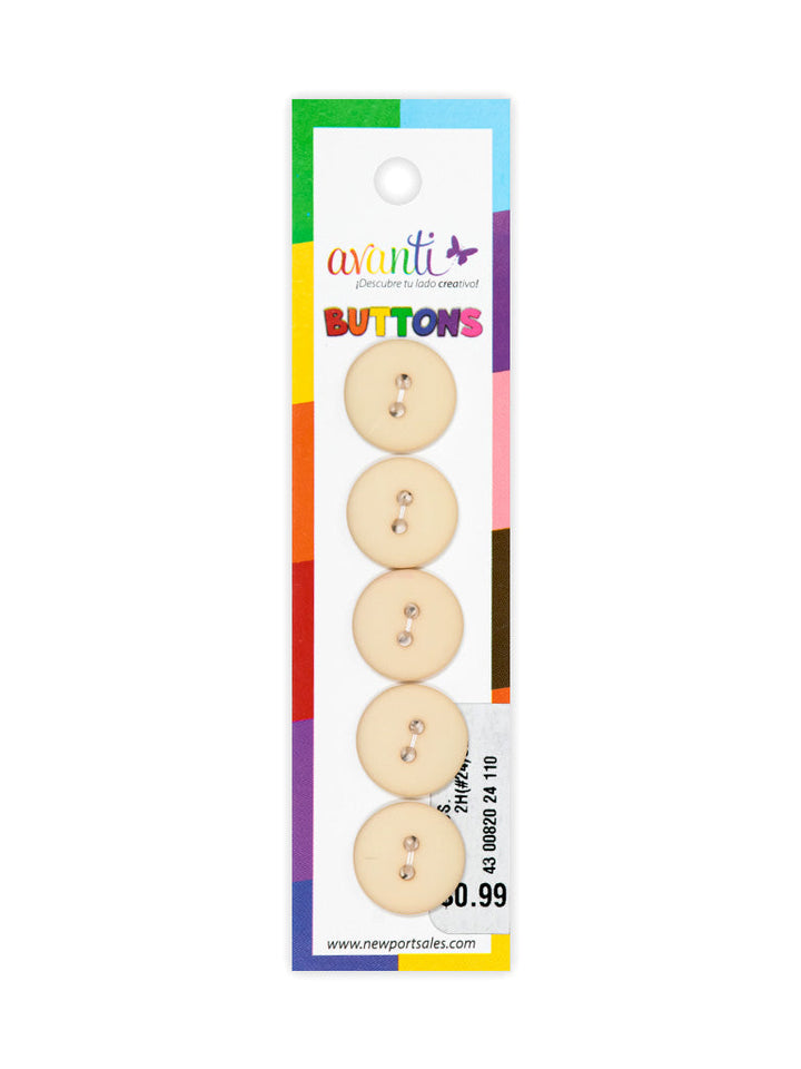 Sewing Buttons – 23L (13.0mm / 0.51 inches) with 2 Holes – Perfect for Heavy Coats, Tailored Jackets & Handbags,12-Pack