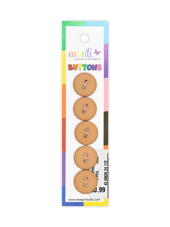 Sewing Buttons – 23L (13.0mm / 0.51 inches) with 2 Holes – Perfect for Heavy Coats, Tailored Jackets & Handbags