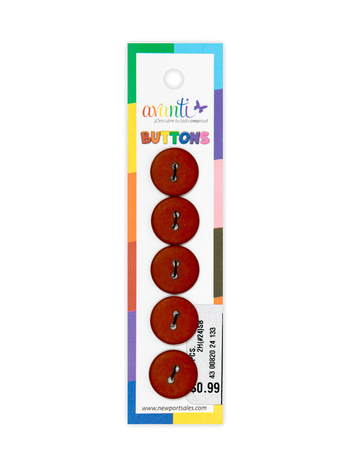 Sewing Buttons – 23L (13.0mm / 0.51 inches) with 2 Holes – Perfect for Heavy Coats, Tailored Jackets & Handbags,12-Pack