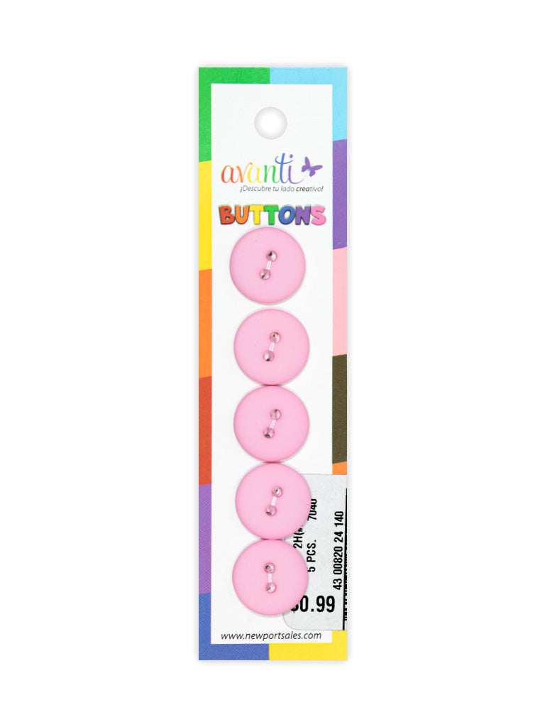 Sewing Buttons – 23L (13.0mm / 0.51 inches) with 2 Holes – Perfect for Heavy Coats, Tailored Jackets & Handbags