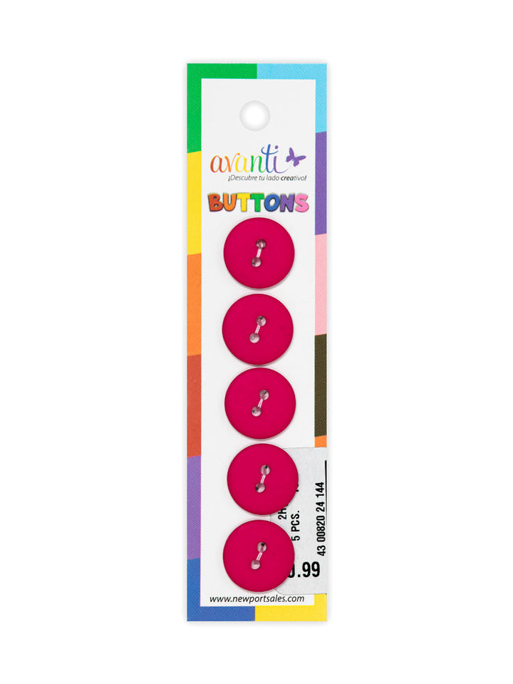 Sewing Buttons – 23L (13.0mm / 0.51 inches) with 2 Holes – Perfect for Heavy Coats, Tailored Jackets & Handbags,12-Pack