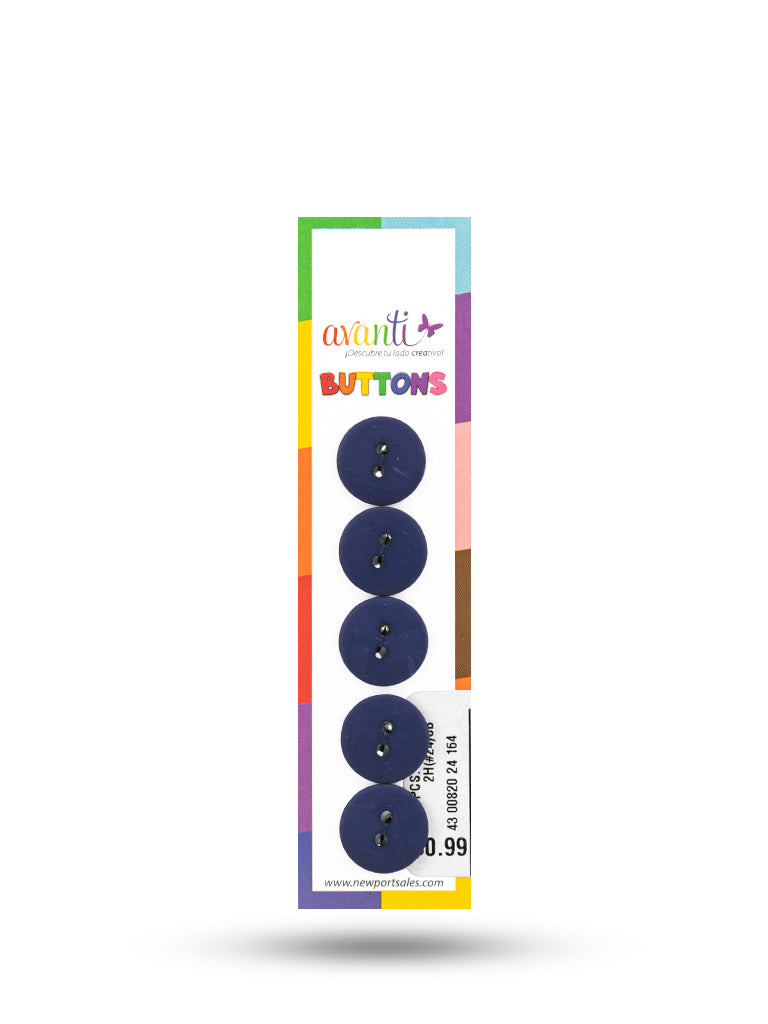 Sewing Buttons – 23L (13.0mm / 0.51 inches) with 2 Holes – Perfect for Heavy Coats, Tailored Jackets & Handbags