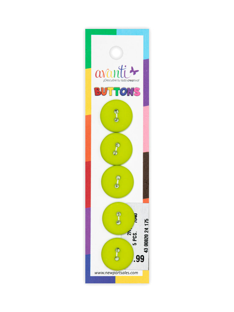 Sewing Buttons – 23L (13.0mm / 0.51 inches) with 2 Holes – Perfect for Heavy Coats, Tailored Jackets & Handbags