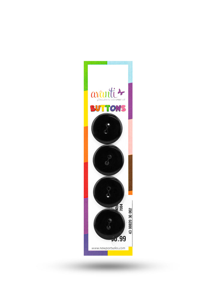 Sewing Buttons – 29L (18.0mm / 0.71 inches) with 2 Holes – Perfect for Blouses, Jackets & Fashion Handbags