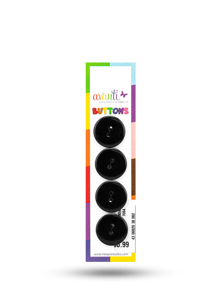 Sewing Buttons – 29L (18.0mm / 0.71 inches) with 2 Holes – Perfect for Blouses, Jackets & Fashion Handbags, 12-Pack