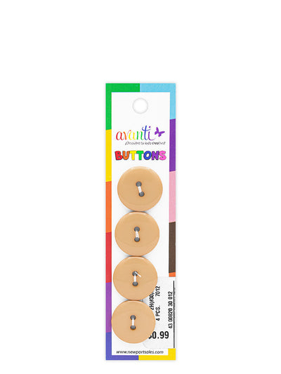Sewing Buttons – 29L (18.0mm / 0.71 inches) with 2 Holes – Perfect for Blouses, Jackets & Fashion Handbags, 12-Pack