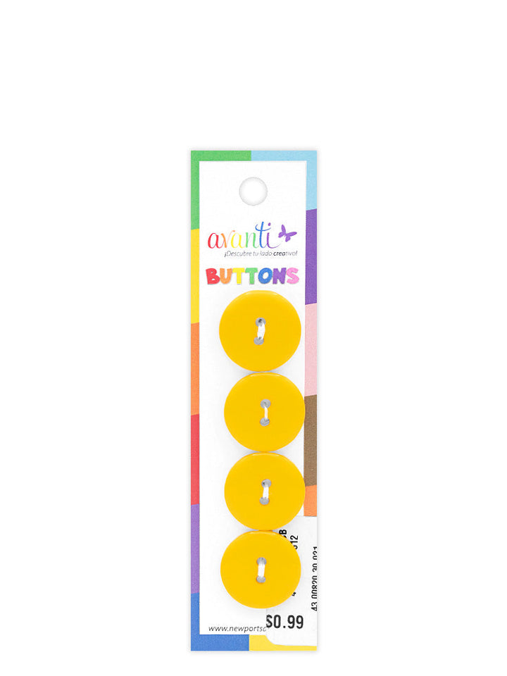 Sewing Buttons – 29L (18.0mm / 0.71 inches) with 2 Holes – Perfect for Blouses, Jackets & Fashion Handbags, 12-Pack