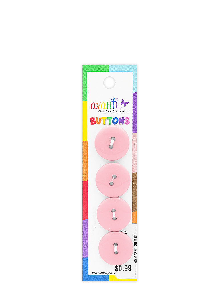 Sewing Buttons – 29L (18.0mm / 0.71 inches) with 2 Holes – Perfect for Blouses, Jackets & Fashion Handbags, 12-Pack