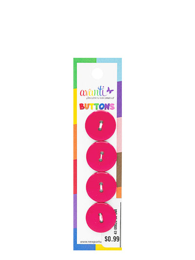 Sewing Buttons – 29L (18.0mm / 0.71 inches) with 2 Holes – Perfect for Blouses, Jackets & Fashion Handbags, 12-Pack