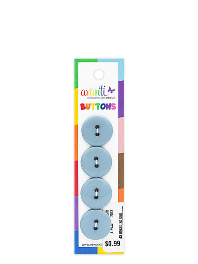 Sewing Buttons – 29L (18.0mm / 0.71 inches) with 2 Holes – Perfect for Blouses, Jackets & Fashion Handbags, 12-Pack