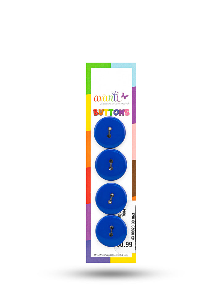 Sewing Buttons – 29L (18.0mm / 0.71 inches) with 2 Holes – Perfect for Blouses, Jackets & Fashion Handbags