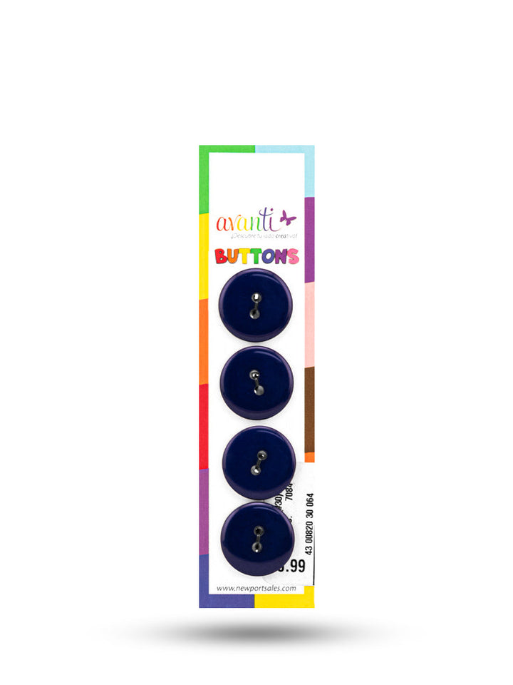 Sewing Buttons – 29L (18.0mm / 0.71 inches) with 2 Holes – Perfect for Blouses, Jackets & Fashion Handbags, 12-Pack