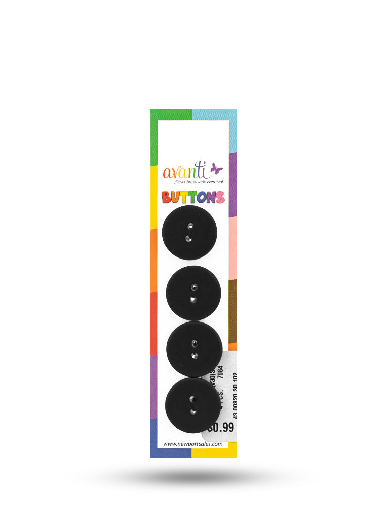 Sewing Buttons – 29L (18.0mm / 0.71 inches) with 2 Holes – Perfect for Blouses, Jackets & Fashion Handbags, 12-Pack