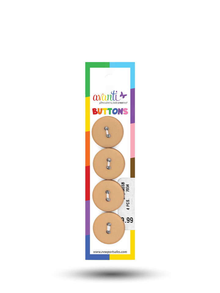 Sewing Buttons – 29L (18.0mm / 0.71 inches) with 2 Holes – Perfect for Blouses, Jackets & Fashion Handbags, 12-Pack