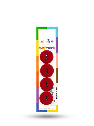 Sewing Buttons – 29L (18.0mm / 0.71 inches) with 2 Holes – Perfect for Blouses, Jackets & Fashion Handbags