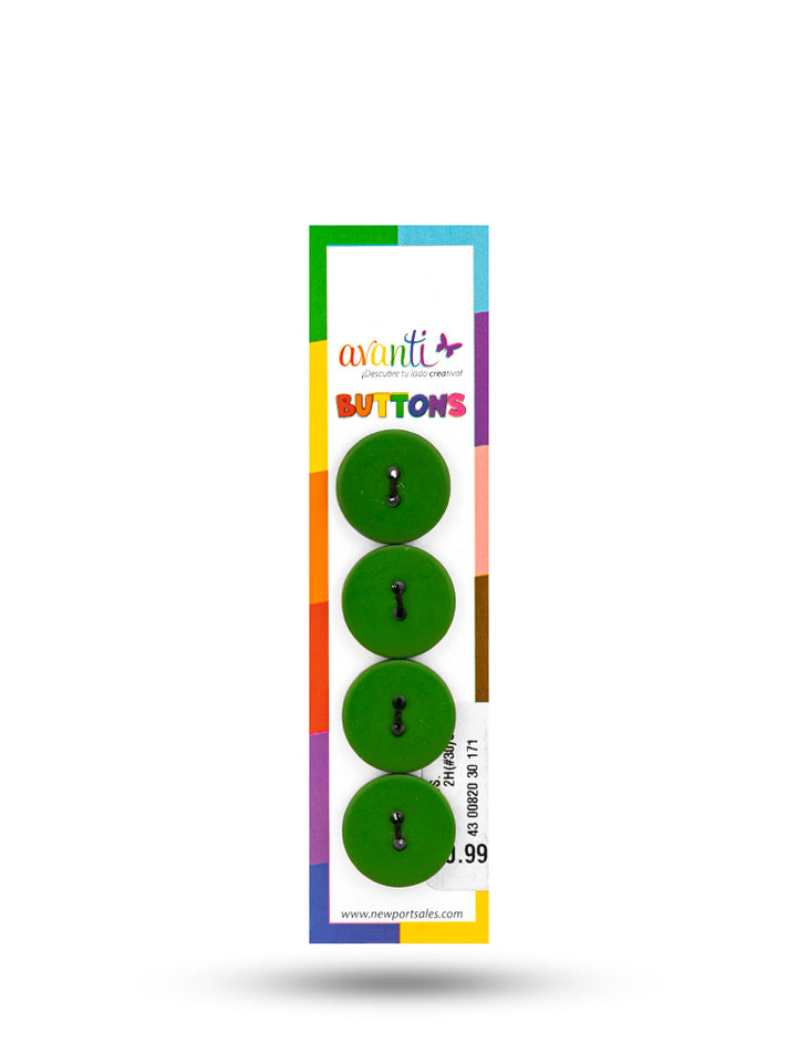 Sewing Buttons – 29L (18.0mm / 0.71 inches) with 2 Holes – Perfect for Blouses, Jackets & Fashion Handbags, 12-Pack