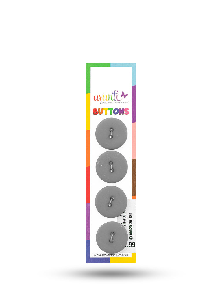 Sewing Buttons – 29L (18.0mm / 0.71 inches) with 2 Holes – Perfect for Blouses, Jackets & Fashion Handbags