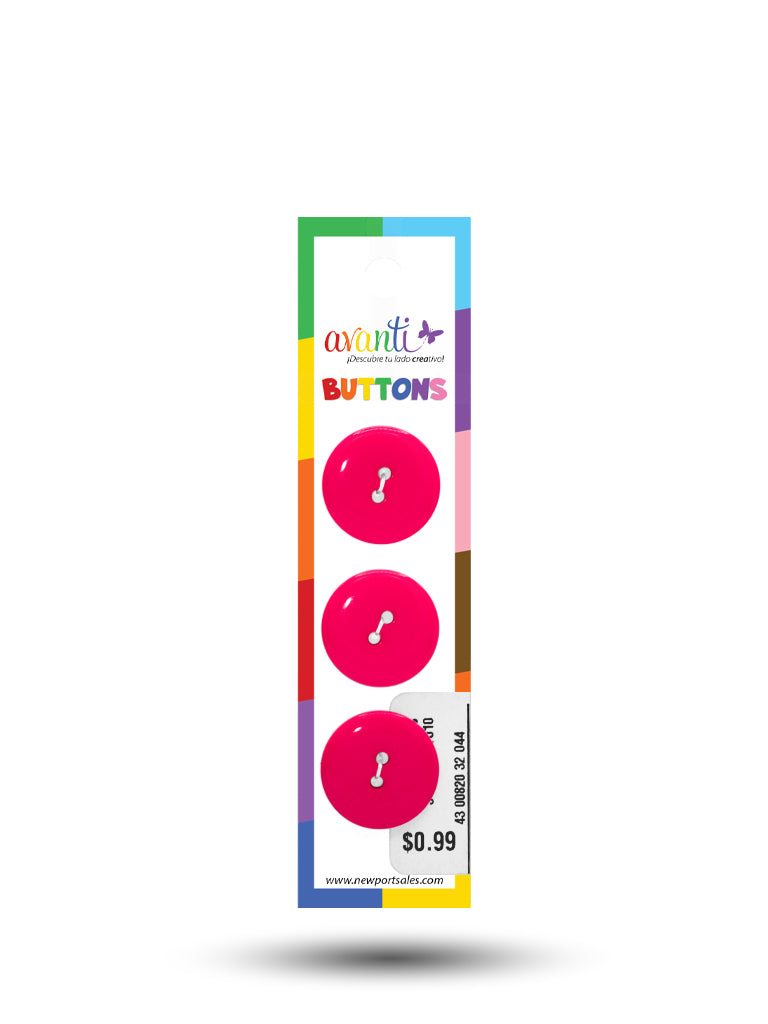 Sewing Buttons – 32L (20mm / 0.79 inches) with 2 Holes – Perfect for Coats, Blazers & Upholstery, 12-Pack