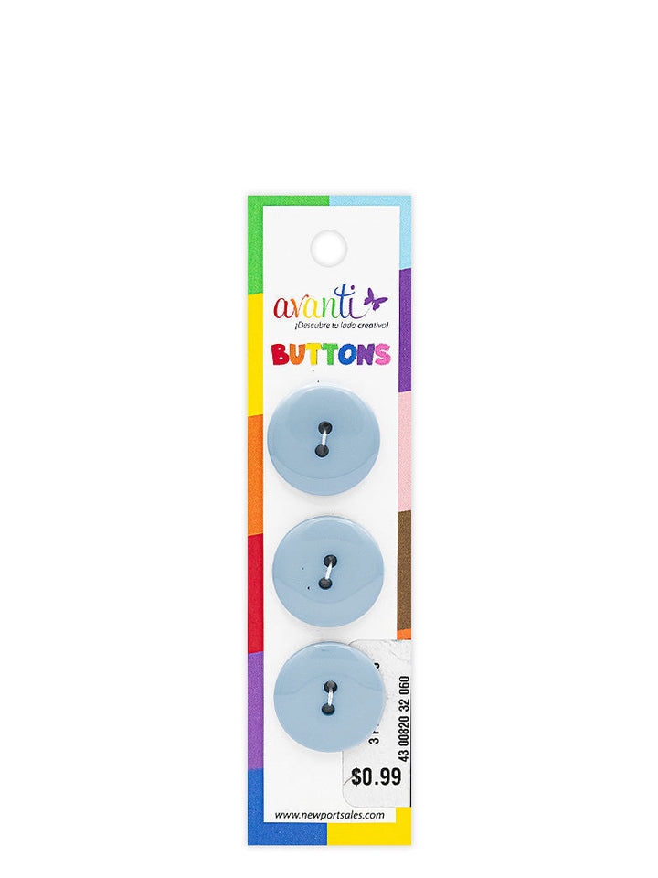 Sewing Buttons – 32L (20mm / 0.79 inches) with 2 Holes – Perfect for Coats, Blazers & Upholstery, 12-Pack