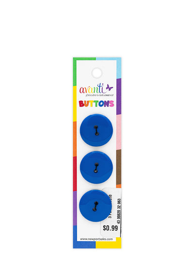 Sewing Buttons – 32L (20mm / 0.79 inches) with 2 Holes – Perfect for Coats, Blazers & Upholstery, 12-Pack