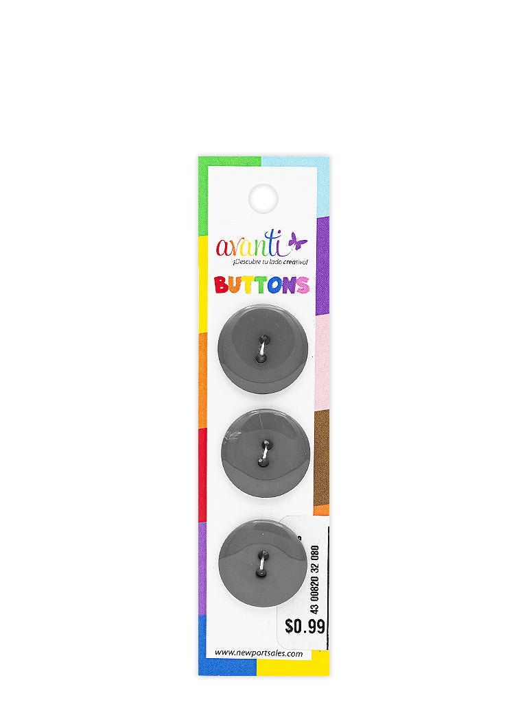 Sewing Buttons – 32L (20mm / 0.79 inches) with 2 Holes – Perfect for Coats, Blazers & Upholstery, 12-Pack