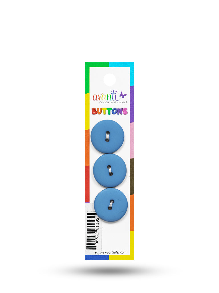 Sewing Buttons – 32L (20mm / 0.79 inches) with 2 Holes – Perfect for Coats, Blazers & Upholstery, 12-Pack