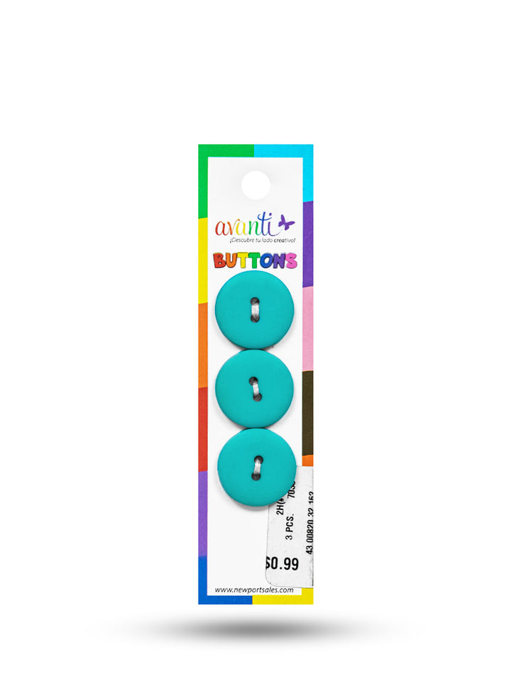 Sewing Buttons – 32L (20mm / 0.79 inches) with 2 Holes – Perfect for Coats, Blazers & Upholstery