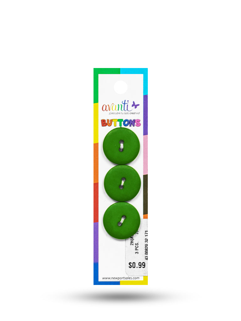 Sewing Buttons – 32L (20mm / 0.79 inches) with 2 Holes – Perfect for Coats, Blazers & Upholstery, 12-Pack