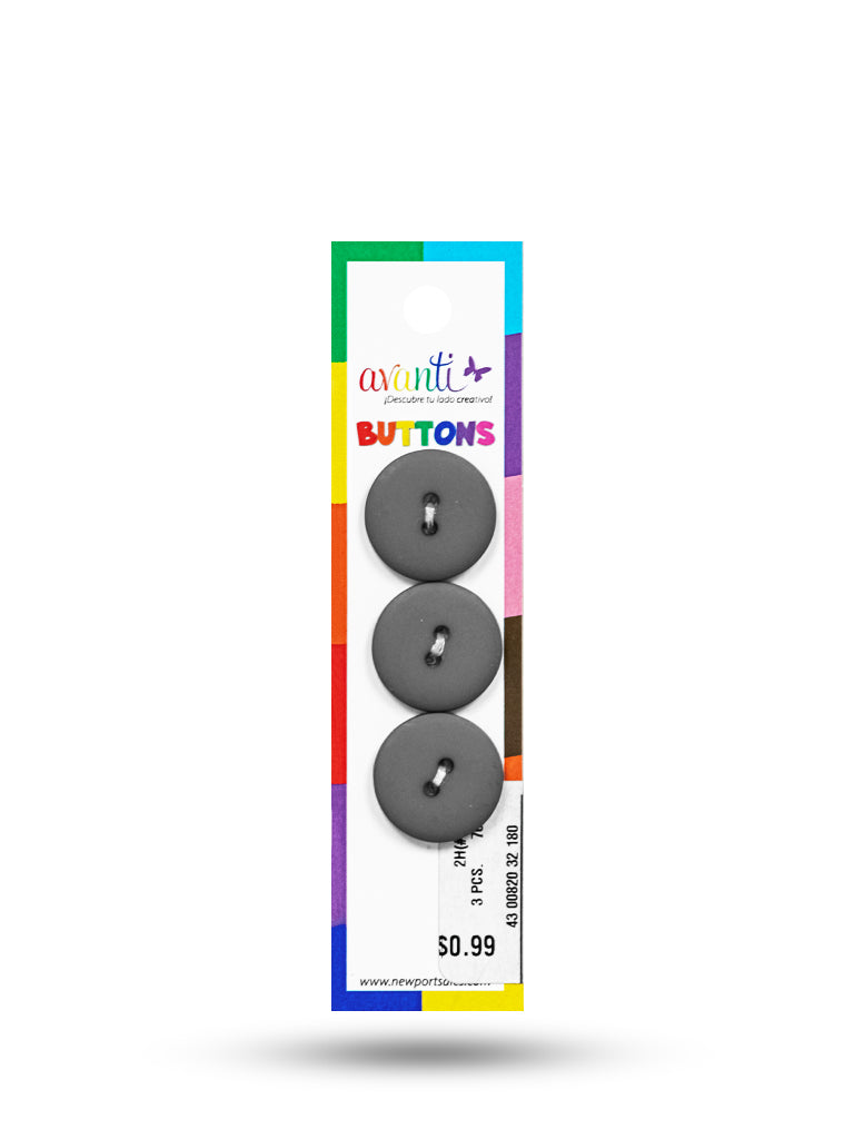 Sewing Buttons – 32L (20mm / 0.79 inches) with 2 Holes – Perfect for Coats, Blazers & Upholstery, 12-Pack