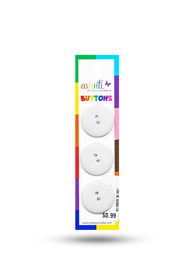 Sewing Buttons – 36L (23.0mm / 0.9 inches) with 2 Holes – Perfect for Heavy Coats, Blazers & Upholstered Furniture, 12-Pack