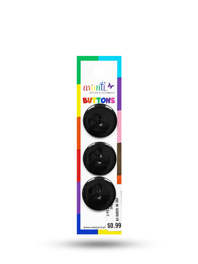 Sewing Buttons – 36L (23.0mm / 0.9 inches) with 2 Holes – Perfect for Heavy Coats, Blazers & Upholstered Furniture, 12-Pack