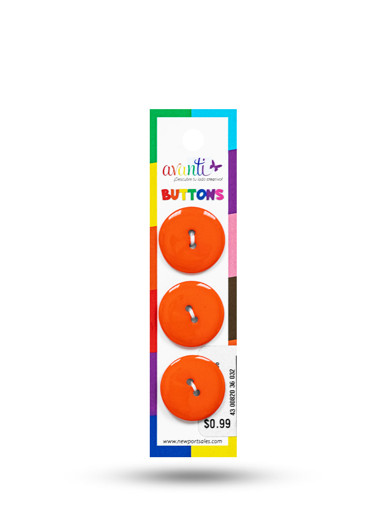Sewing Buttons – 36L (23.0mm / 0.9 inches) with 2 Holes – Perfect for Heavy Coats, Blazers & Upholstered Furniture, 12-Pack