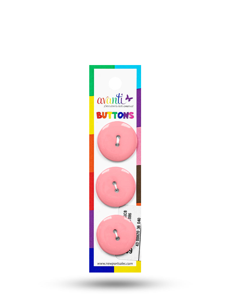 Sewing Buttons – 36L (23.0mm / 0.9 inches) with 2 Holes – Perfect for Heavy Coats, Blazers & Upholstered Furniture, 12-Pack