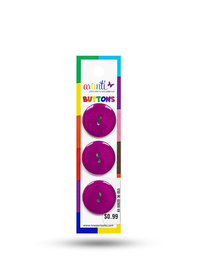 Sewing Buttons – 36L (23.0mm / 0.9 inches) with 2 Holes – Perfect for Heavy Coats, Blazers & Upholstered Furniture, 12-Pack