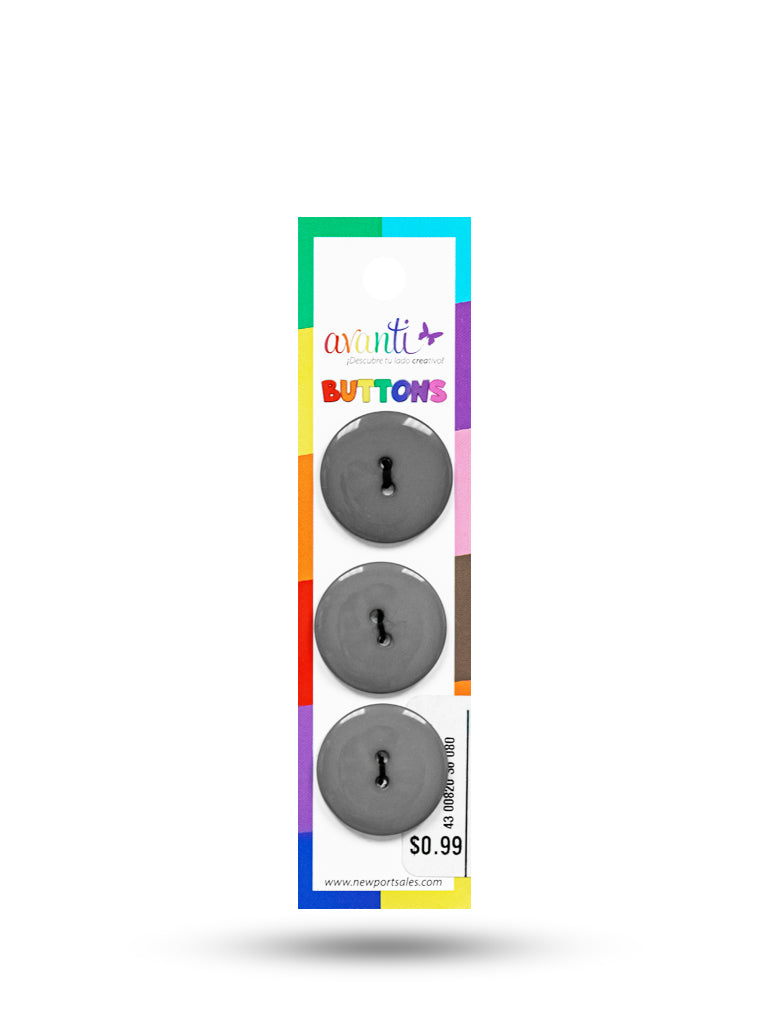 Sewing Buttons – 36L (23.0mm / 0.9 inches) with 2 Holes – Perfect for Heavy Coats, Blazers & Upholstered Furniture, 12-Pack